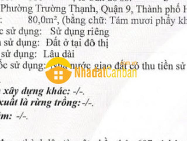Mặt bằng bán