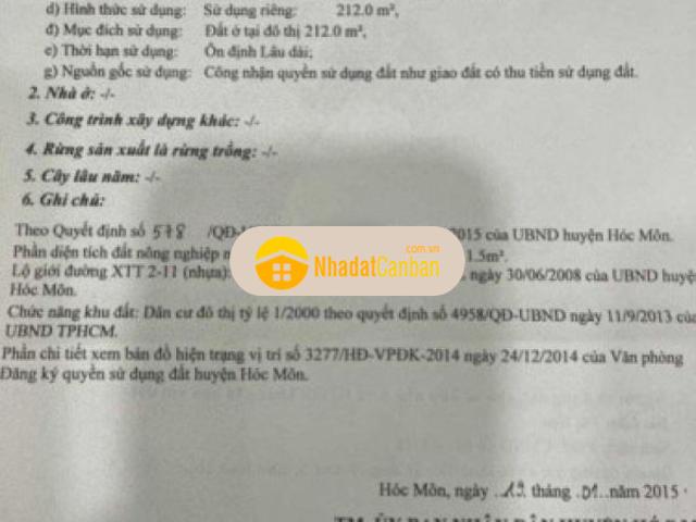Mặt bằng bán