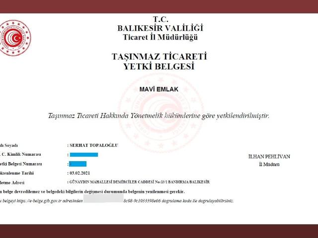 Bandirma, Balikesir içerisinde satılık mülk