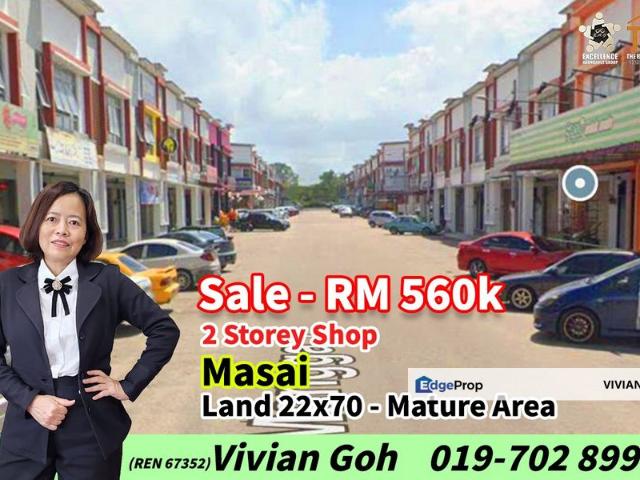 Shop for sale in Masai, Johor