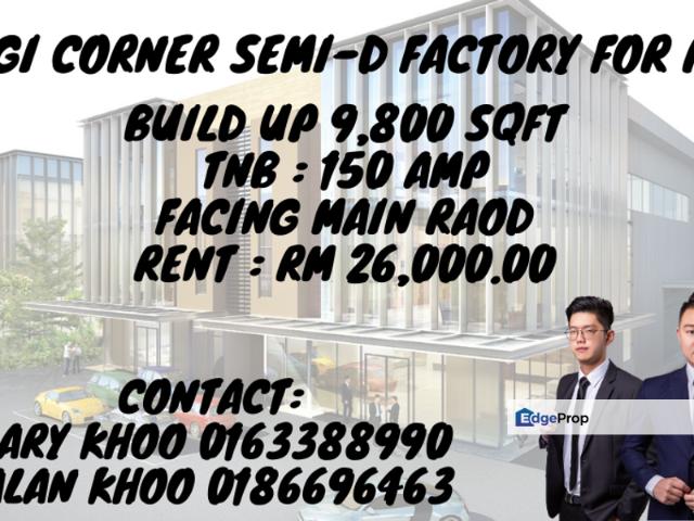 Warehouse for rent in Kajang, Langat