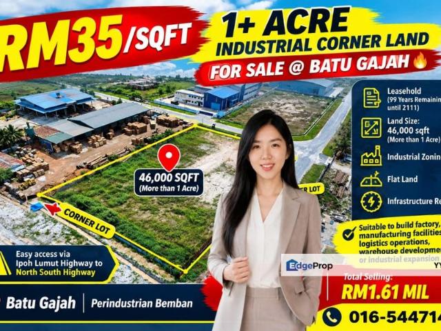 Warehouse for sale in Batu Gajah, Kinta