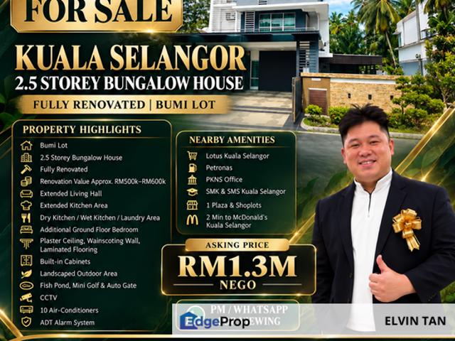 House for sale in Bandar Malawati, Kuala Selangor