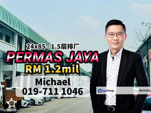 Warehouse for sale in Bandar Baru Permas Jaya, Kampung Senibong