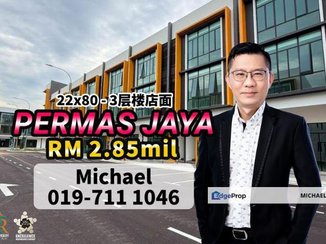 Shop for sale in Bandar Baru Permas Jaya, Kampung Senibong