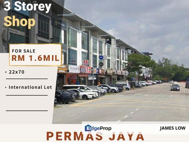 Shop for sale in Bandar Baru Permas Jaya, Kampung Senibong