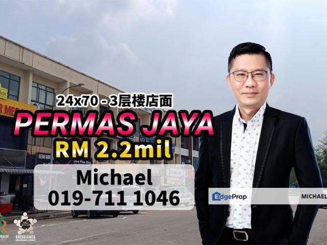 Shop for sale in Bandar Baru Permas Jaya, Kampung Senibong