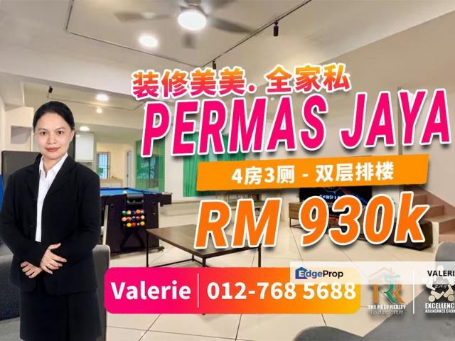 House for sale in Bandar Baru Permas Jaya, Kampung Senibong