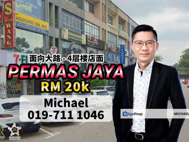Shop for rent in Bandar Baru Permas Jaya, Kampung Senibong