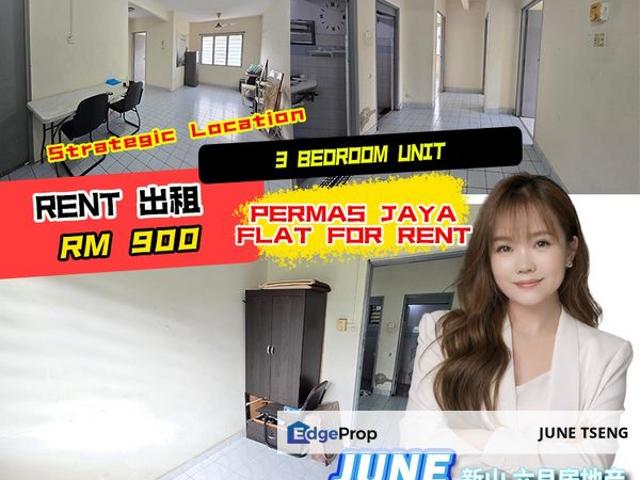 Flat for rent in Bandar Johor Bahru, Johor