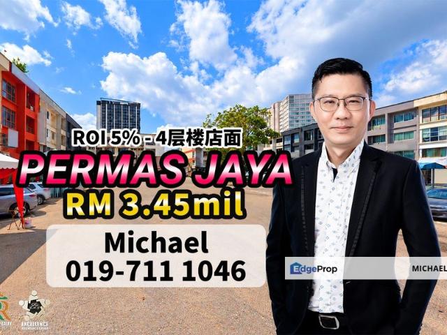 Shop for sale in Bandar Baru Permas Jaya, Kampung Senibong