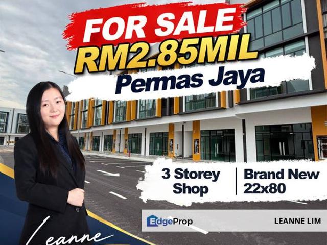 Shop for sale in Bandar Baru Permas Jaya, Kampung Senibong
