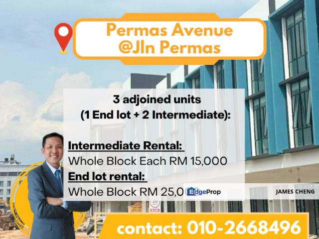 Shop for rent in Plentong, Johor