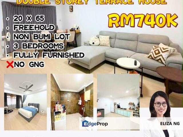 House for sale in Bandar Baru Permas Jaya, Kampung Senibong