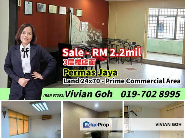 Shop for sale in Bandar Baru Permas Jaya, Kampung Senibong