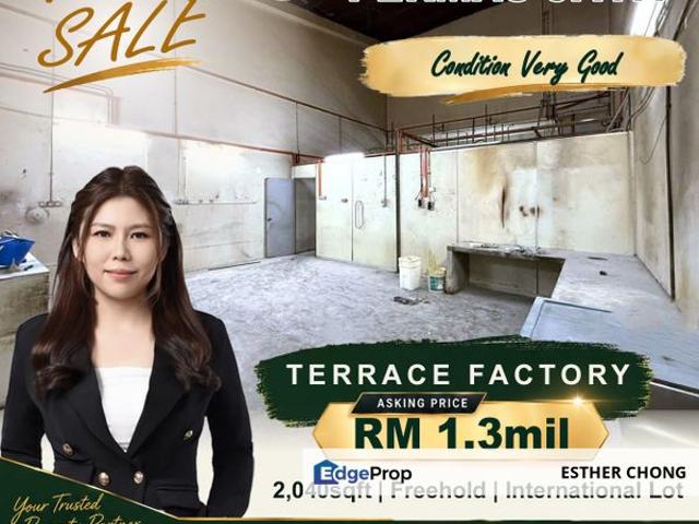 Warehouse for sale in Bandar Baru Permas Jaya, Kampung Senibong