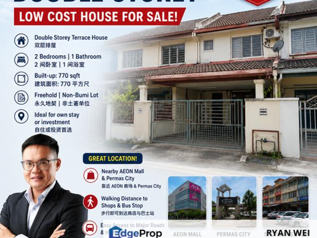 House for sale in Bandar Johor Bahru, Johor