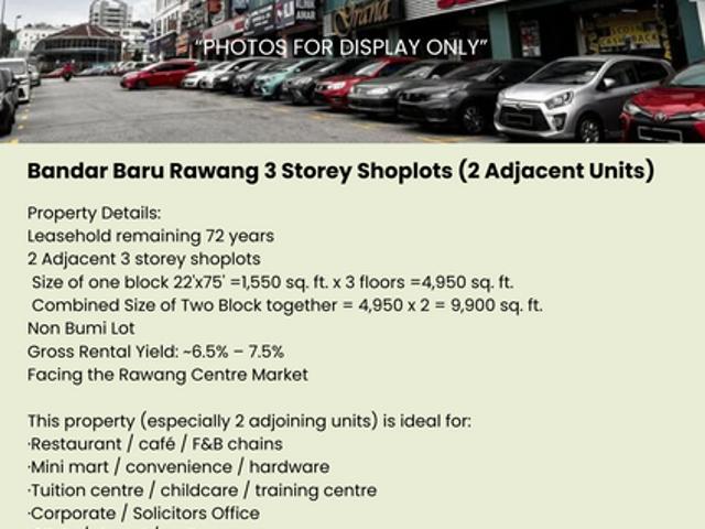 Shop for sale in Selayang, Selangor