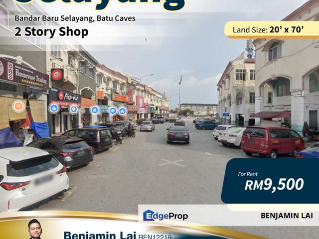 Shop for rent in Selayang, Selangor