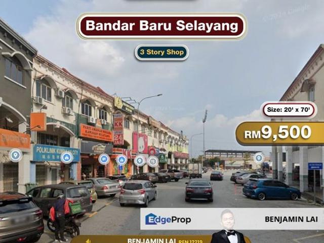 Shop for rent in Selayang, Selangor