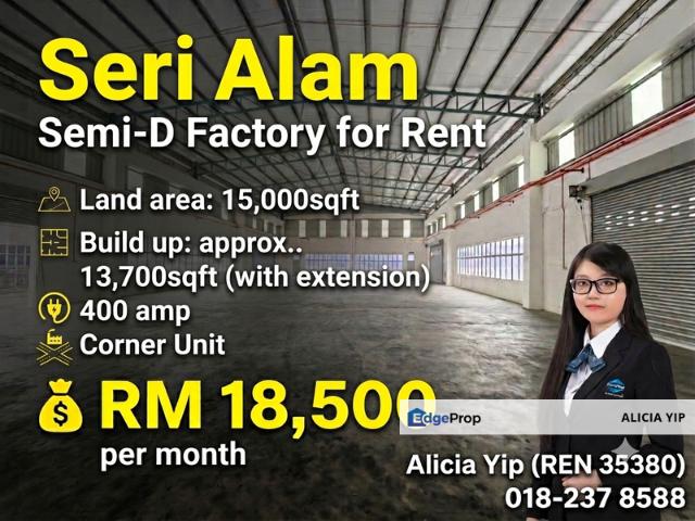 Warehouse for rent in Pasir Gudang, Johor