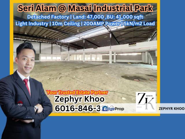 Warehouse for rent in Bandar Seri Alam, Pasir Gudang
