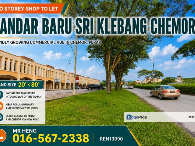 Shop for rent in Perak, Tanjong Ipoh