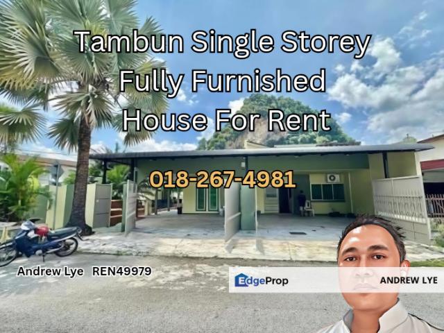 House for rent in Perak, Tanjong Ipoh