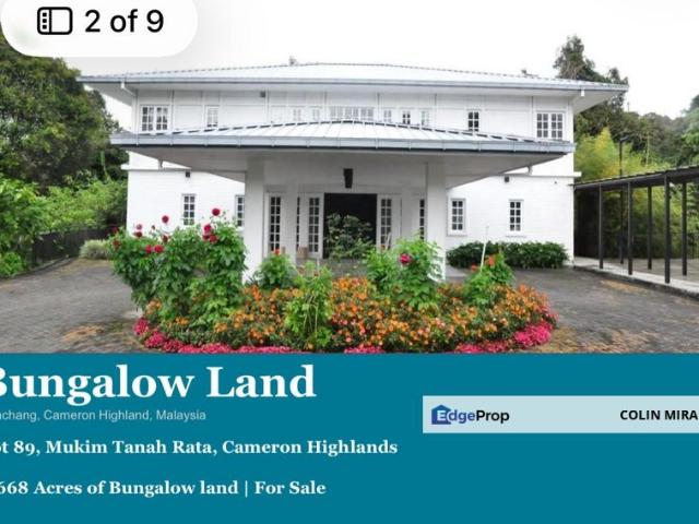 House for sale in Tanah Rata, Cameron Highlands