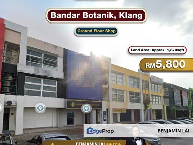 Shop for rent in Port Klang, Selangor