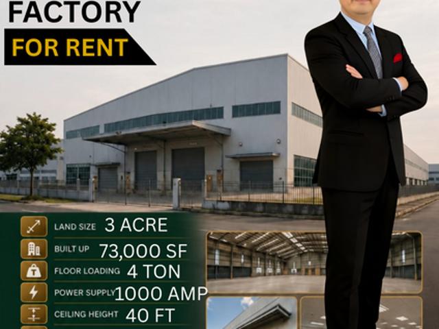 Warehouse for rent in Selangor