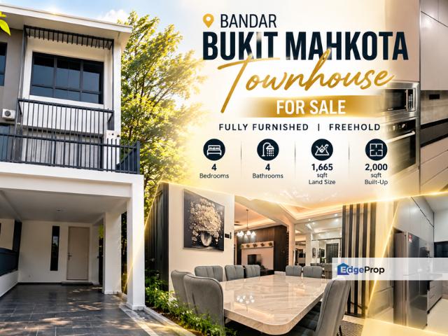 House for sale in Bukit Mahkota, Majlis Perbandaran Kajang