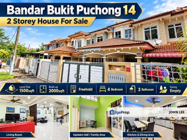 House for sale in Puchong, Majlis Bandaraya Subang Jaya