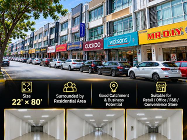 Shop for rent in Puchong, Majlis Bandaraya Subang Jaya