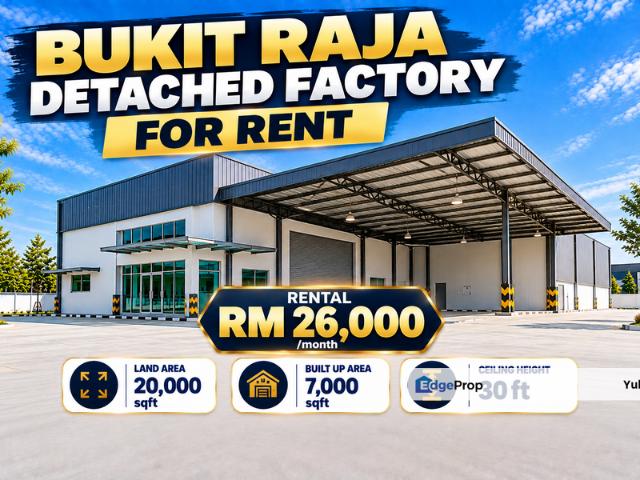 Warehouse for rent in Bandaraya Klang, Klang