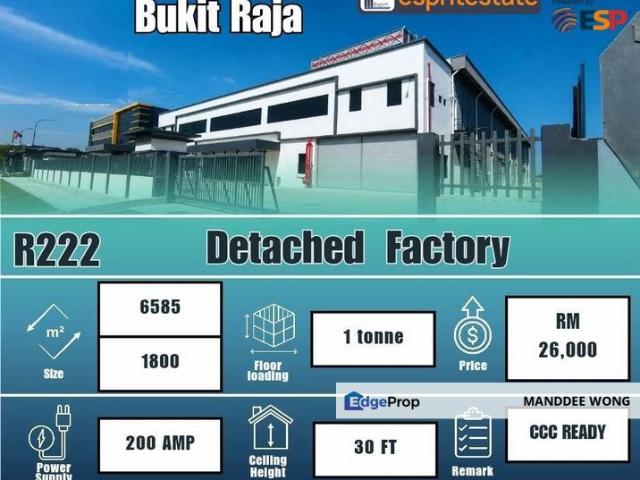 Warehouse for rent in Port Klang, Selangor