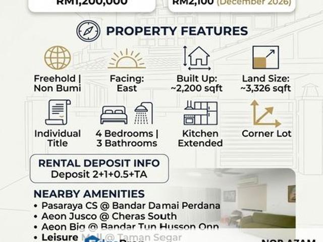 House for rent in Cheras, Majlis Perbandaran Kajang