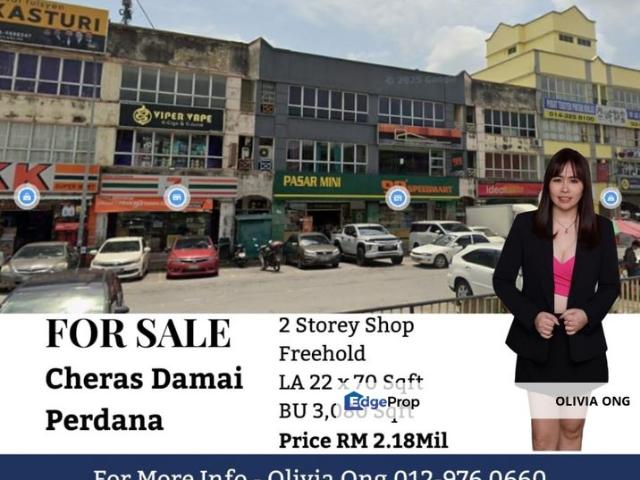 Shop for sale in Kajang, Langat