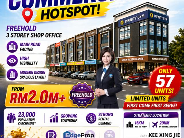 Shop for sale in Bukit Ledang, Johor