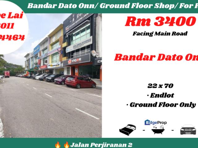 Shop for rent in Bandar Dato Onn, Tebrau
