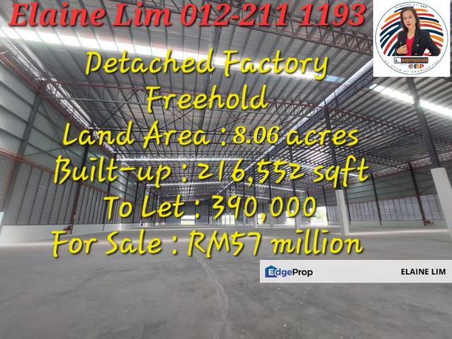 Warehouse for rent in Bandar Enstek, Seremban
