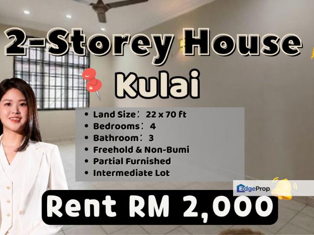 House for rent in Kulai, Johor