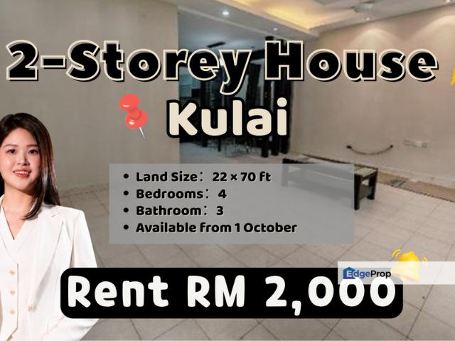 House for rent in Kulai, Johor