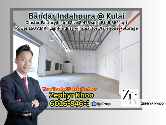 Warehouse for rent in Kulai, Johor