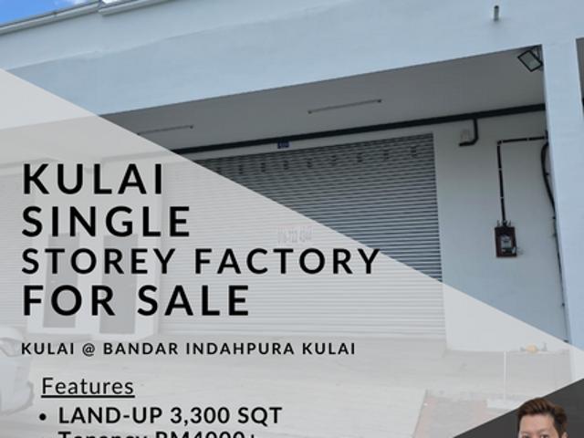 Warehouse for sale in Kulai, Johor