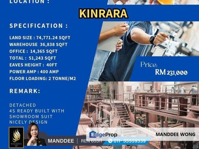 Warehouse for rent in Petaling, Subang Jaya