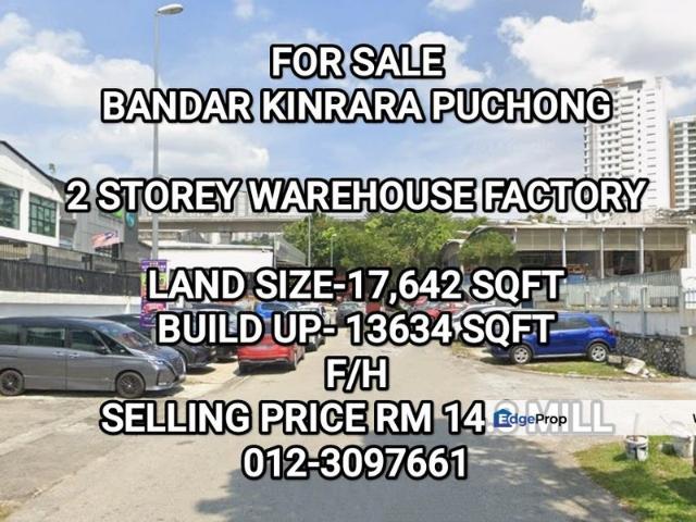 Warehouse for sale in Petaling, Subang Jaya