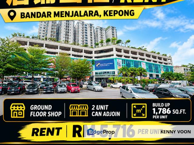 Shop for rent in Bandar Menjalara, Kepong