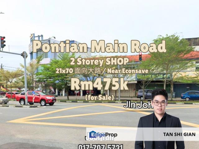 Shop for sale in Pontian, Johor