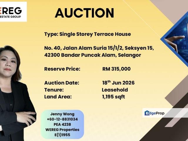 House for sale in Kuala Selangor, Selangor